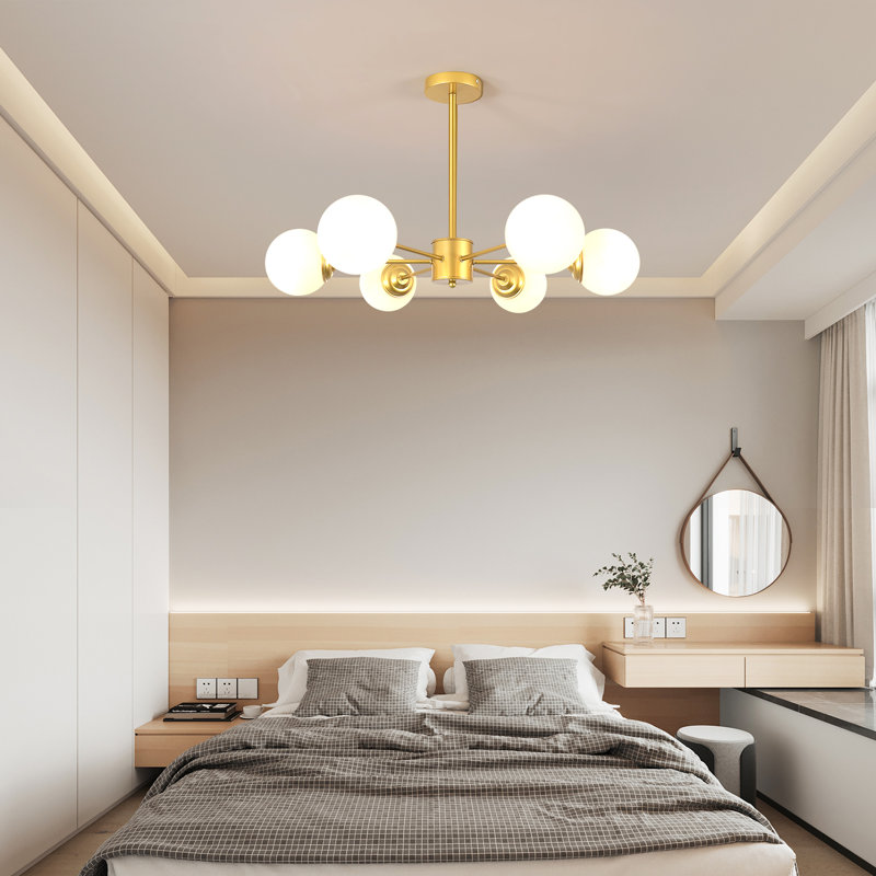 Jativa Gold 6 - Light Sputnik Chandelier
