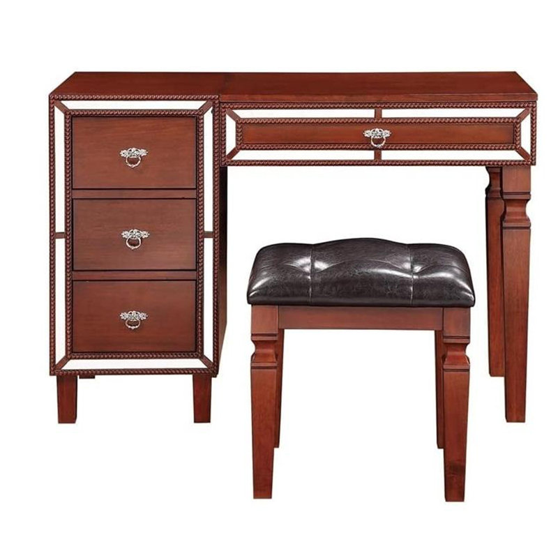 Traditional Formal Vanity Set, Cherry