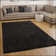 Flack Shag Black Rug