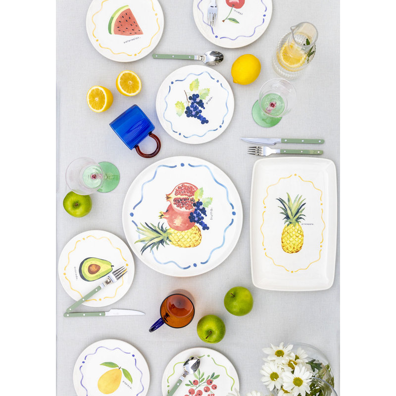 Elegant 12-Inch Ceramic Service Plate, 100% Ceramic, 11.8 x 11.8 x 0.8 Inches | Perfect for Serving Appetizers & Desserts | Dishwasher & Microwave Safe, Ideal for Modern Dining & Entertaining