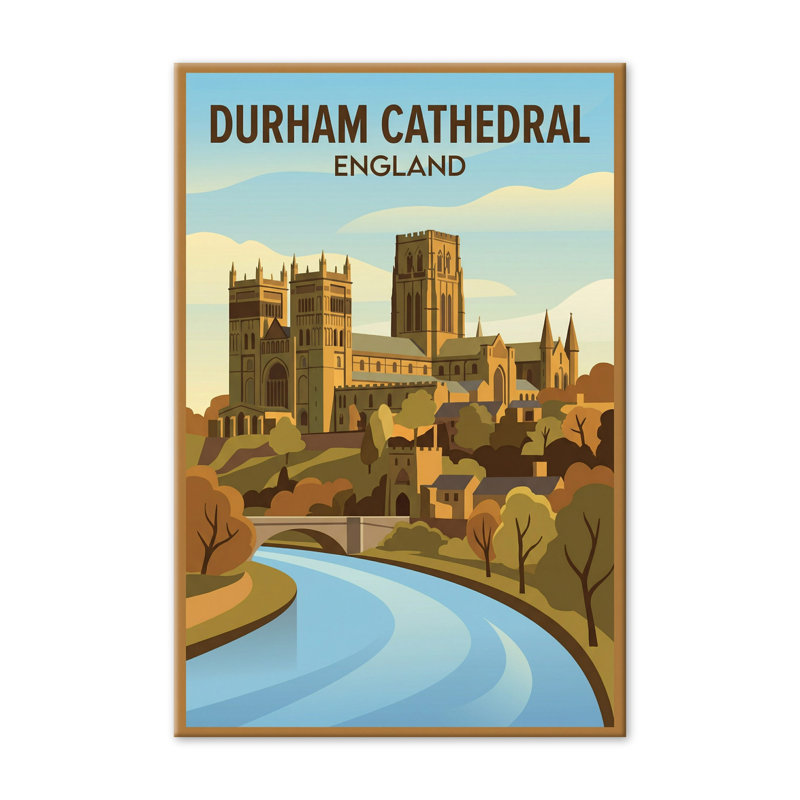 Durham Cathedral, England 2-18 1 Piece Wrapped Canvas Wall Art, 60.96 cm H x 40.64 cm W