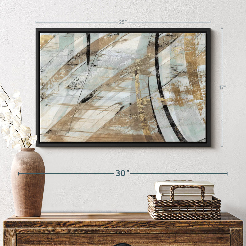 Abstract " Rhythm Abstract Canvas Print ", 17" H x 25" W