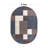 Allyne Geometric Tufted Blue/Cream/Gray Non-Slip Rubberback Area Rug-2117133345