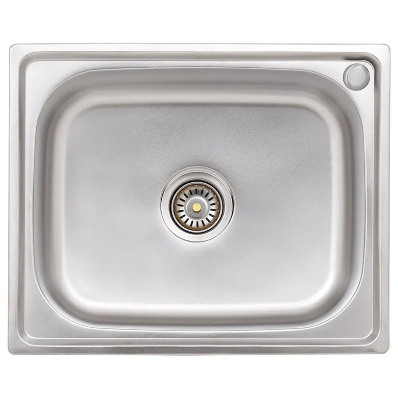 Belfry Kitchen Wilder 450mm W Single Bowl Steel Kitchen Sink
