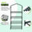 4 Tier Mini Greenhouse - Portable Small Greenhouse with Shelves