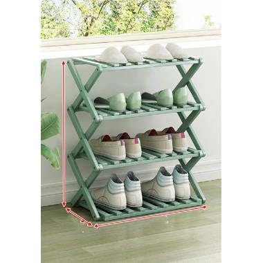 12 Pair Foldable Shoe Organizer Tote Holds Bloomsbury Market