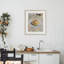 «Cinnamon Roll & Morning», impression sous verre encadrée, design par The Prints Vibe-130834739-130834740