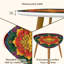 Ensemble de 2 tables basses gigognes Triangle