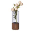 Vase rond en verre pour fleurs