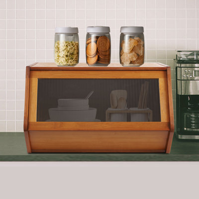 51Cm Freestanding Modern Organizer Cabinet Bamboo Storage Cabinet by Gracie Oaks