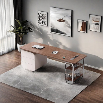 Bureau en bois de noyer de qualité supérieure