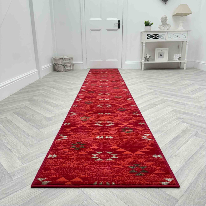 Runner Geometric Area Rug, Runner 70 x 150cm