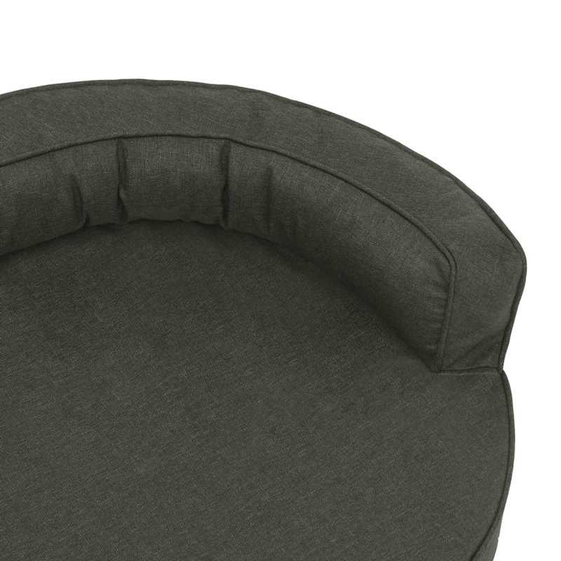 Lobos Orthopedic Polyester Pet Bed, 53cm H x 75cm W x 53cm D, Dark Grey