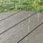 Table d'appoint ronde en bois et plastique PEHD - Table d'appoint d'extérieur durable pour patio, jardin et balcon-1642469419