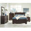 Ensemble de chambre à coucher 3 pièces avec commode et miroir Houston-70771259-70771260