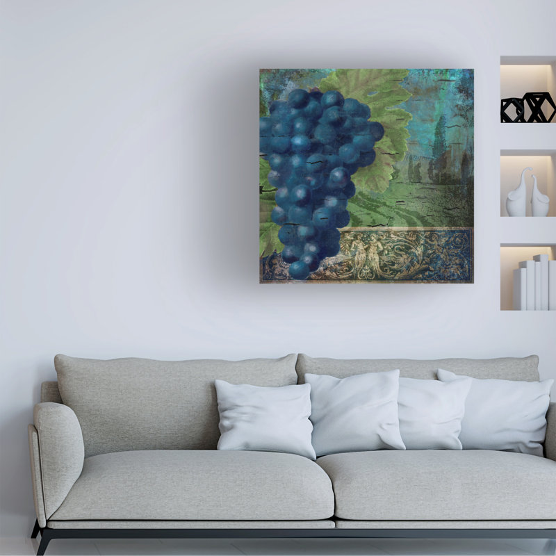 Art sur toile «Bachelo Sasha Vino Blu», H 18 po x l 18 po