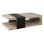 Danica Solid Wood Floor Shelf Coffee Table with Storage