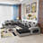 Arvella Upholstered U-Shaped Sectional Reversible
