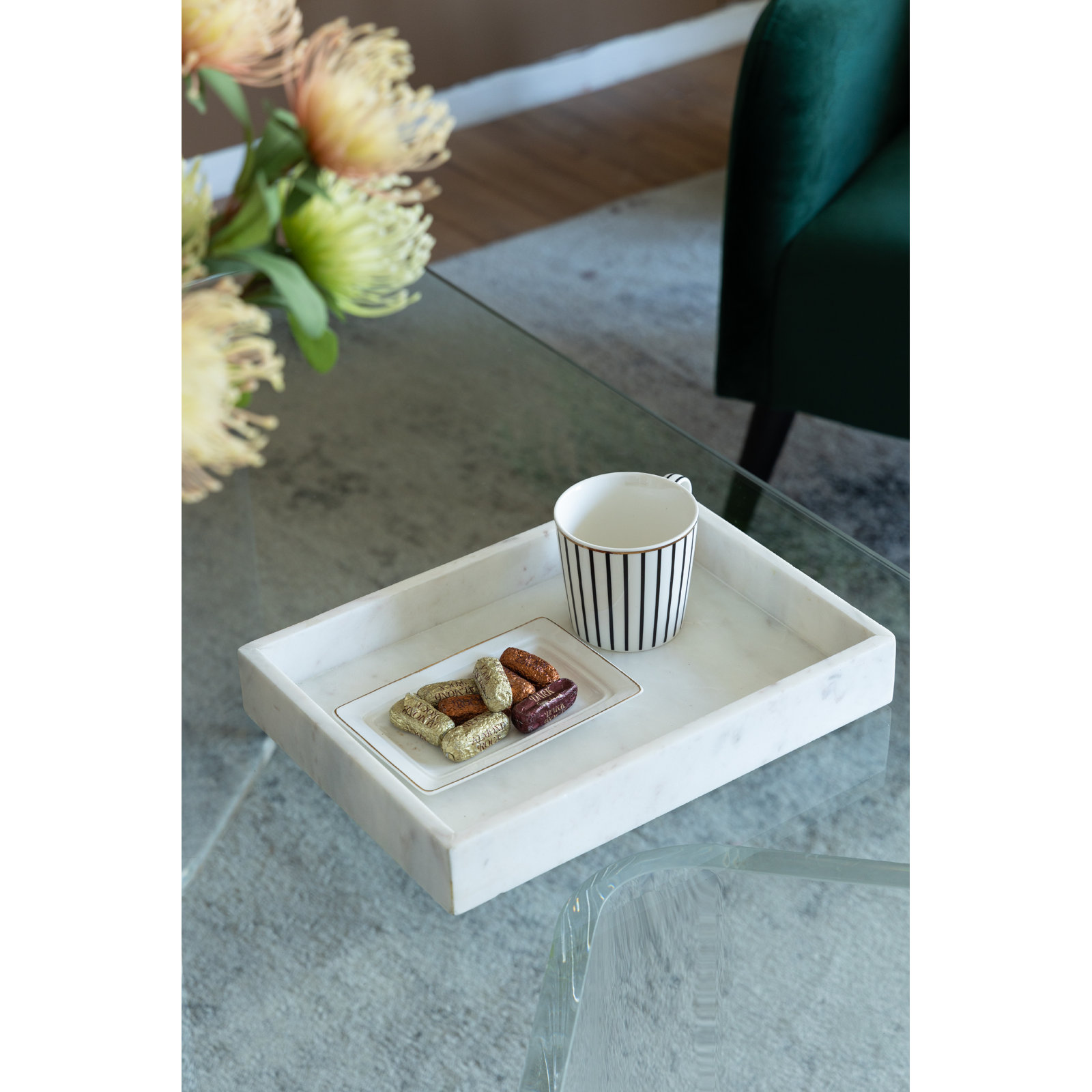 Genuine Marble Decorative Tray
