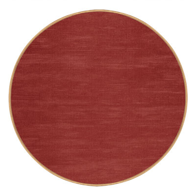 Machine Washable Solid Brown Area Rug