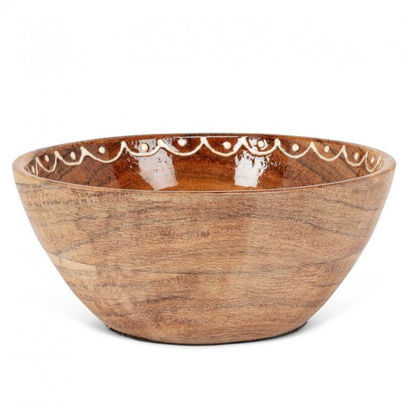 Large With Sunburst Pattern Bowl, 6"