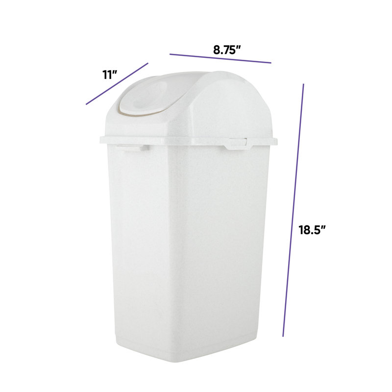 Poubelle à balançoire 4,7 gallons Spina