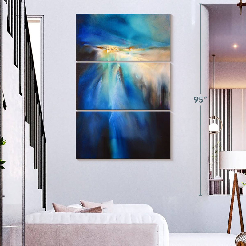 Avery Light On A Cold Winter Evening, 74" H x 48" W