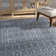 Tapis gris foncé Modern Farmhouse