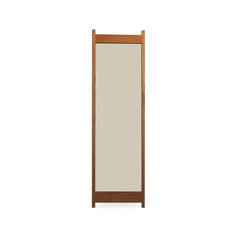 Miroirs pleine longueur rectangulaires en bois massif