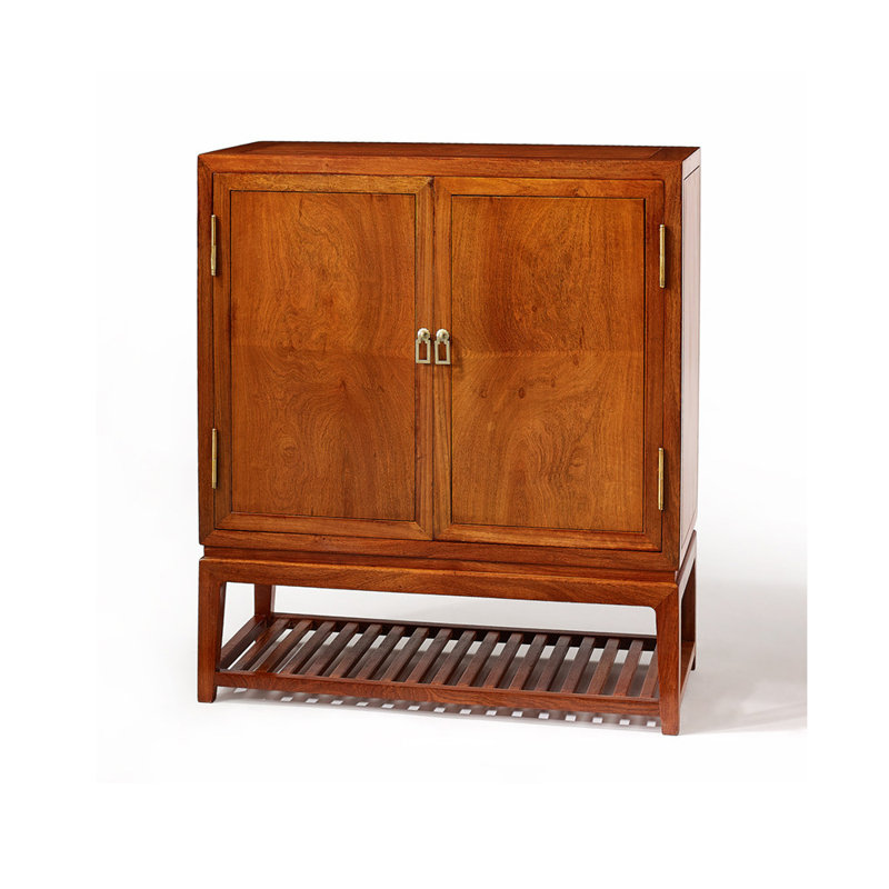 Classic solid wood storage shoe cabinet