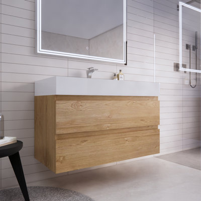 Babajide 42'' Single Bathroom Vanity with Acrylic Top
