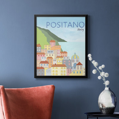 Living by the Sea I Premium Framed Canvas - Ready to Hang
