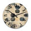 Horloge murale en bois massif Warwickshire-229641210
