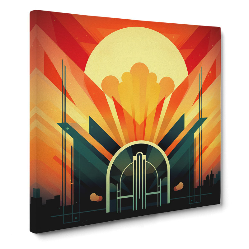 Modern Wall Art - Wrapped Canvas, 35cm H x 35cm W x 3cm D