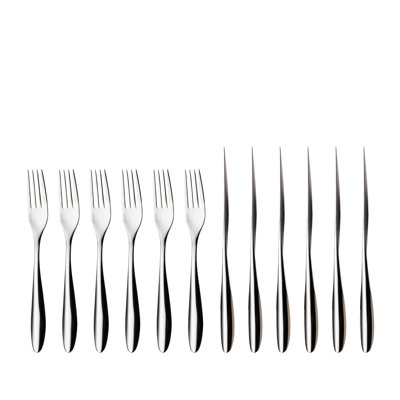 12-tlg. Steakbesteck-Set aus 18/10 Edelstahl für 6 Personen Lykke