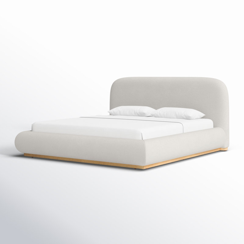 Jennabryanna Boucle Bed, Ivory, King