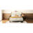 Beige Queen Bed Frame, Fabric Upholstered & Wooden Support, Heavy-Duty Metal Wood, 800Lb Max Load, 2 Ac Outlets, Quiet Assembly Procedure Wood Frame With Headboard, Ports, Velvet, Silent Assembly,-892572752