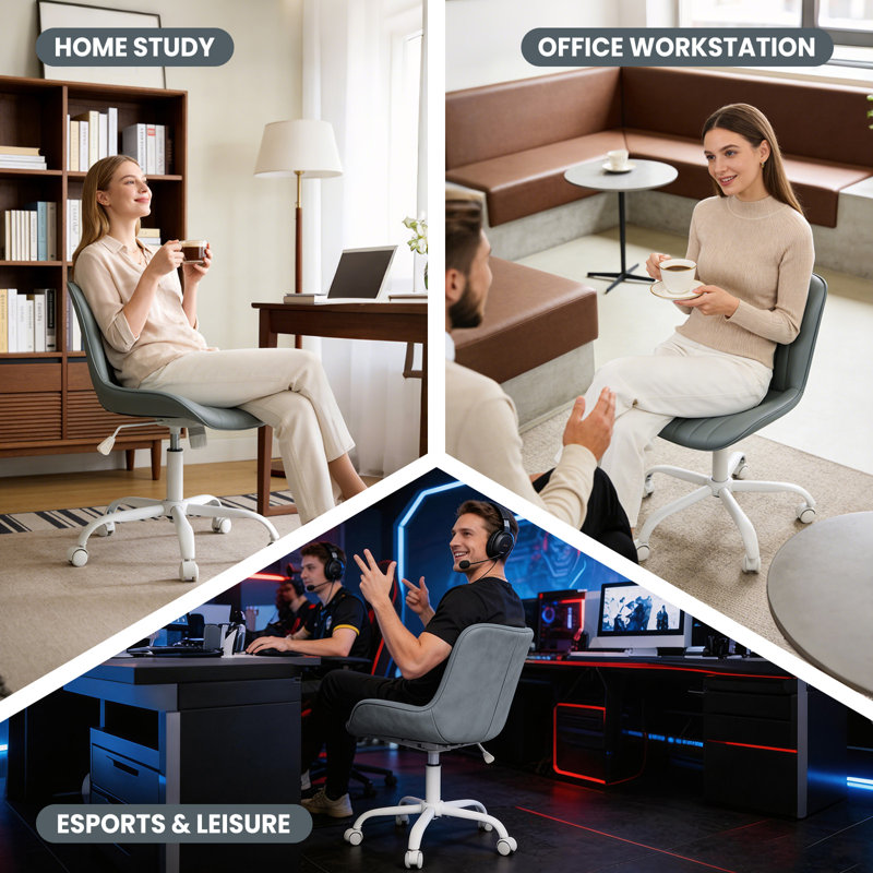 Office Chair, Gray, Grey