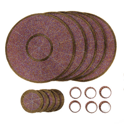 Danbury Glass Patchwork Round