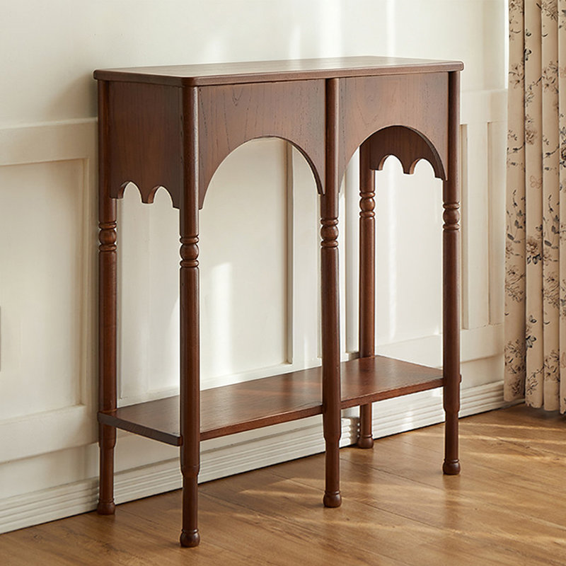 Console Retro, 23.62, Brun noyer
