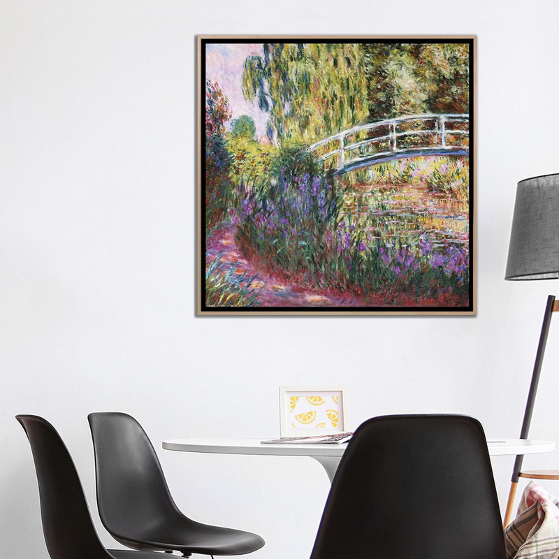 Print on Canvas, 93.98 cm H x 93.98 cm W x 4.445 cm D, Oak Floater Framed