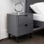 Janine 46cm W Manufactured Wood Bedside Table