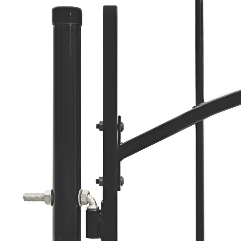 Camerton Black Metal Gate, 175cm H x 100cm W