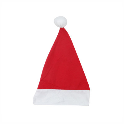 Accessoire de costume de père Noël rouge et blanc unisexe