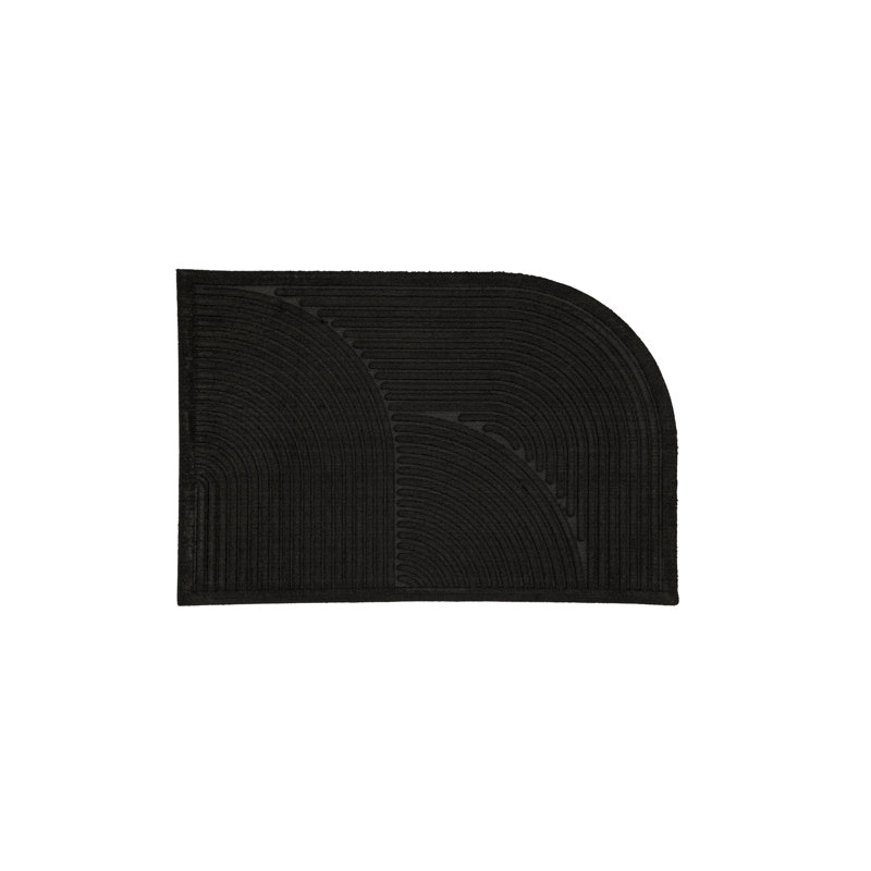 Aristidh Indoor Doormat, Black
