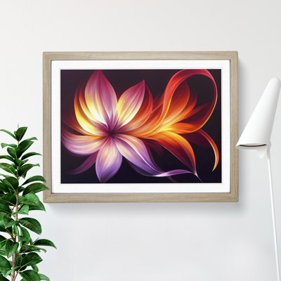 Incredible Modern Flower Abstract - Single Picture Frame Print