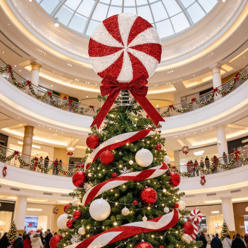 24.5 cm Plastic Shatterproof Tree Topper