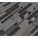 Metallica Interlocking Glass Mosaic Tile in Grey