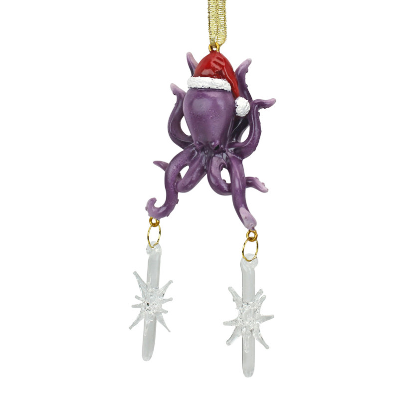 Tenacious Tentacles Octopus Holiday Ornament, 1