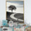 «Black and White Solitude Road III», reproduction sur toile